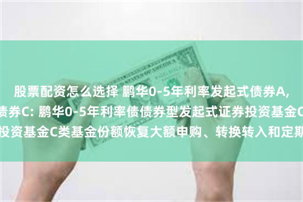 股票配资怎么选择 鹏华0-5年利率发起式债券A,鹏华0-5年利率发起式债券C: 鹏华0-5年利率债债券型发起式证券投资基金C类基金份额恢复大额申购、转换转入和定期定额投资业务的公告