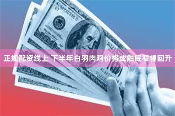 正规配资线上 下半年白羽肉鸡价格或触底窄幅回升